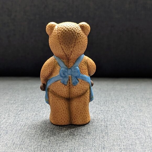 Bear Figurine Enesco Teddy Carpenter Lucy Rigg (Lucy and Me) 1984 Vintage - Picture 2 of 3